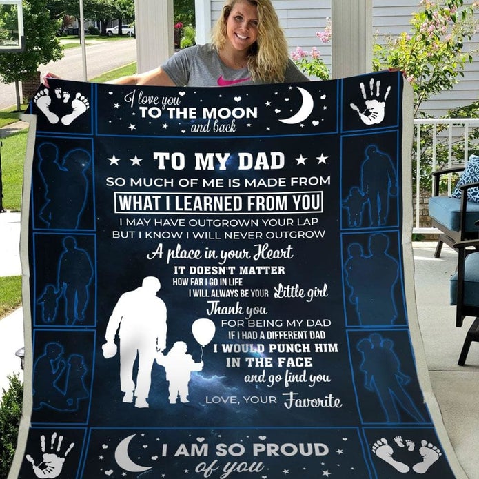 Gift For Dad I Will Always Be Your Little Girl – Blanket