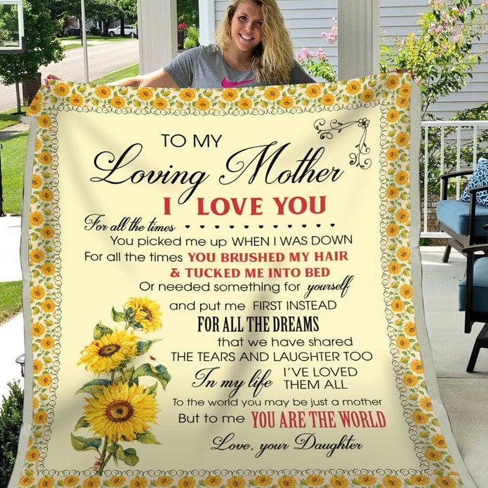 Gift For Loving Mother I Love You – Blanket to Mom